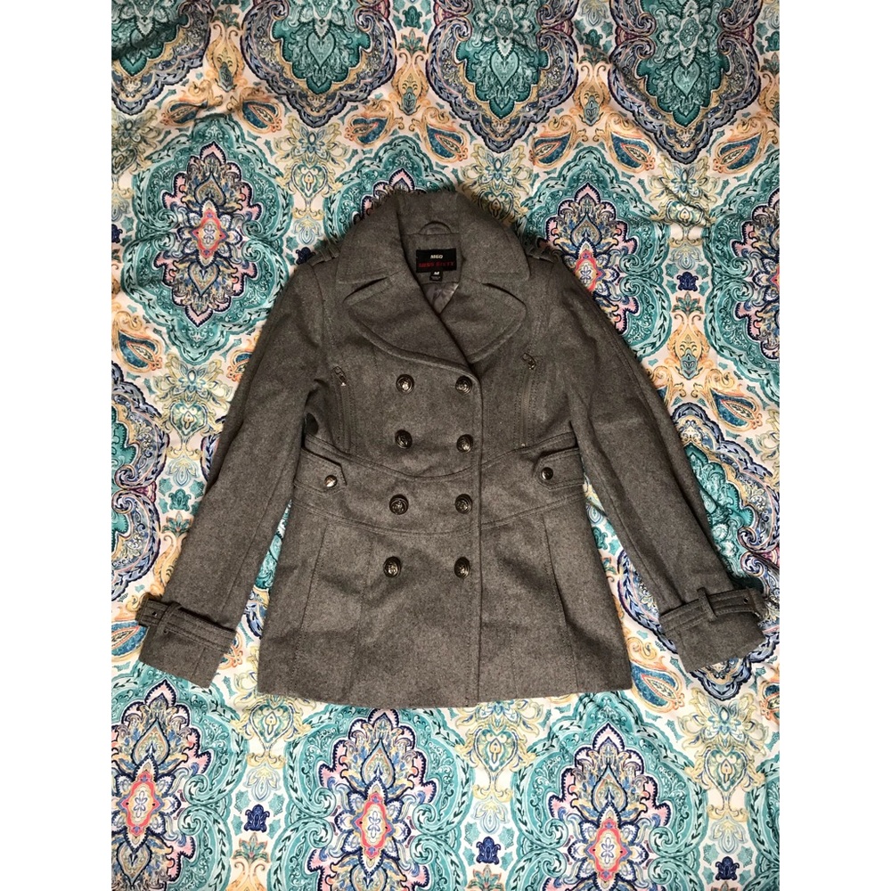 Miss Sixty Wool Gray Jacket